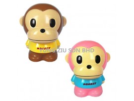 H6016012#MONKEY PLASTIC PIGGY BANK